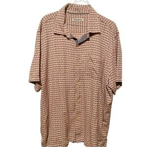 Tommy Bahama Mens Button S/S Top size XL.